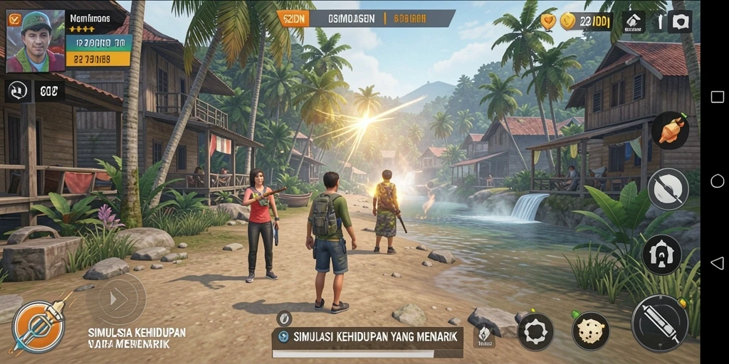 Tampilan gameplay 62IDN yang menarik dan interaktif.