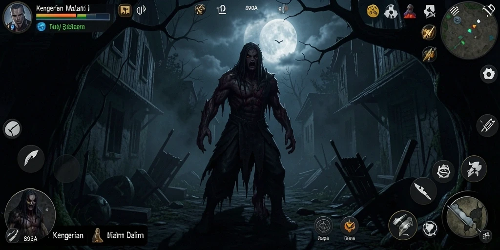 Screenshot gameplay yang mencekam di 898A.