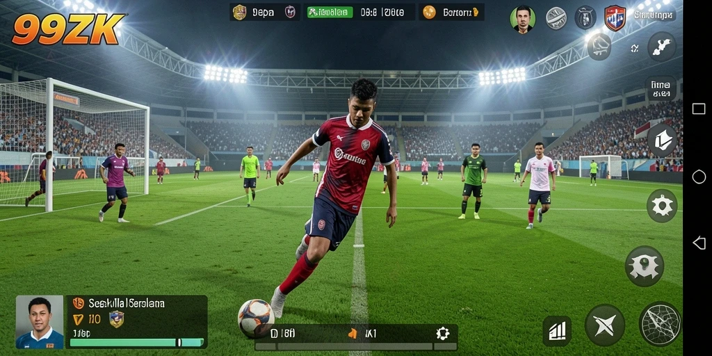 Tampilan gameplay 99ZK yang seru dan mengasyikkan.