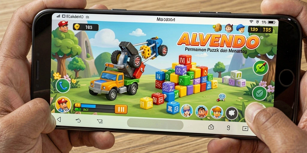 Tampilan gameplay menantang dari ALVENDO yang memikat dan seru.
