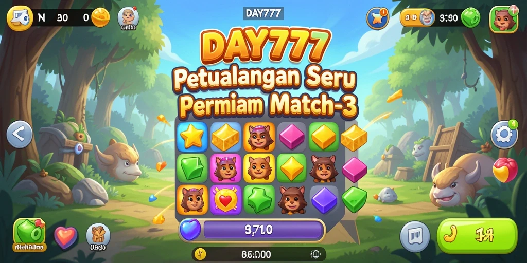 Tangkapan layar gameplay menyerupai keseruan permainan Match-3.