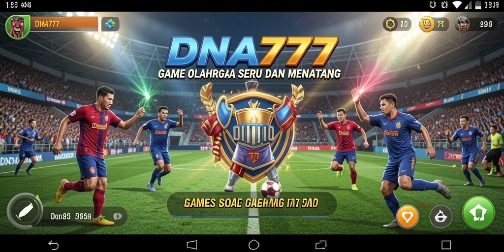 Tampilan gameplay <strong>DNA777</strong> yang mendebarkan dengan aksi olahraga yang intens.