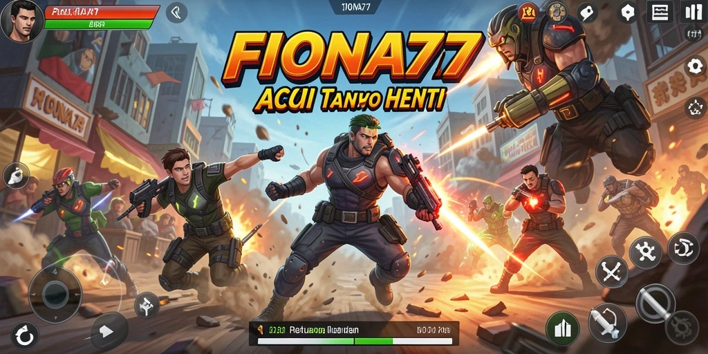 Screenshot gameplay FIONA77 menampilkan aksi yang mendebarkan.