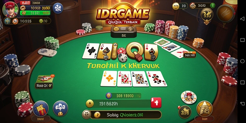 Tangkap momen seru dalam permainan QiuQiu IDRGAME.