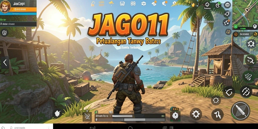 Tangkapan layar permainan <strong>JAGO11</strong> yang menampilkan dunia terbuka yang luas dan indah.
