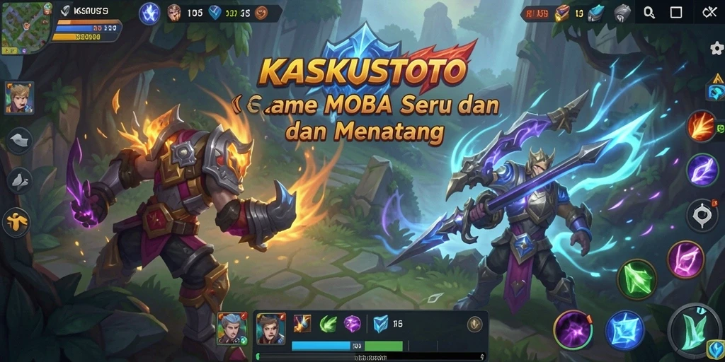 Gameplay seru dalam pertarungan tim di KASKUSTOTO.