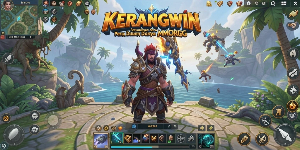 Tampilan gameplay KERANGWIN yang menarik dan interaktif.