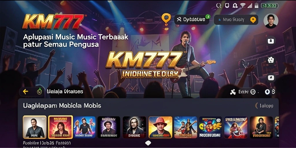 Tampilan permainan musik yang seru dan mengasyikkan.