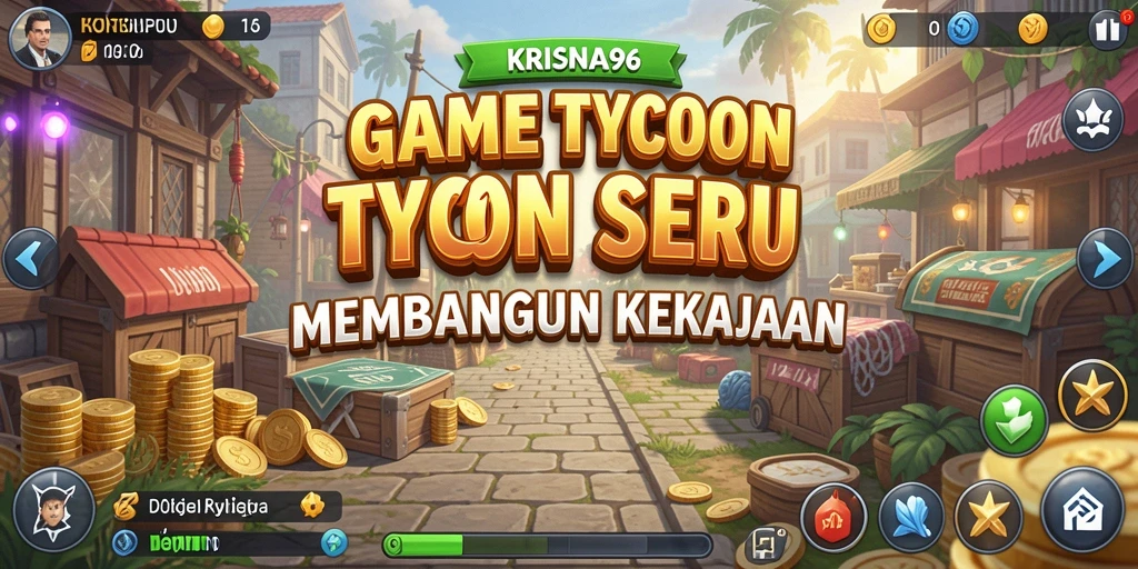 Gameplay Tycoon KRISNA96 yang menarik dan penuh tantangan.