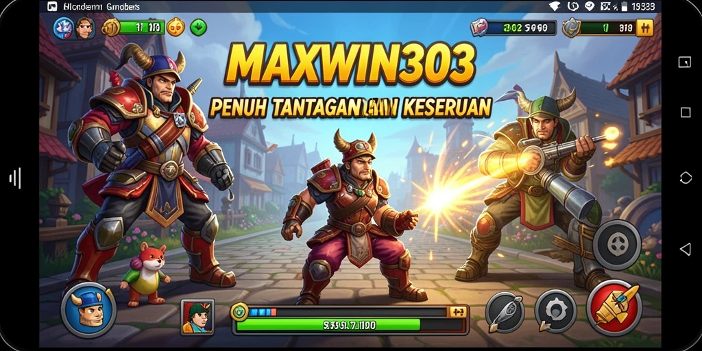 Tampilan menarik gameplay Arcade MAXWIN303 yang penuh aksi.