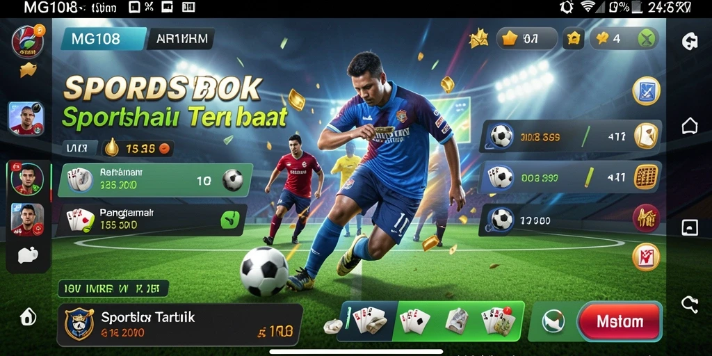 Tampilan menarik dari gameplay Sportsbook MG108 yang sangat dinamis.