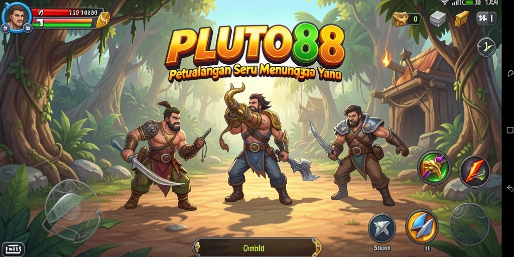 Tampilan gameplay petualangan seru dari PLUTO88 yang memukau.