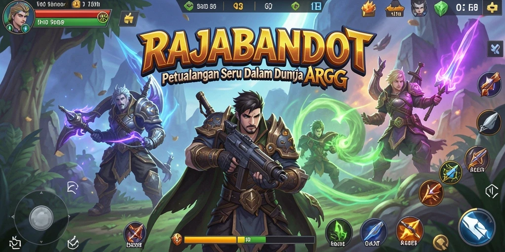 Tampilan gameplay seru dalam ARPG RAJABANDOT yang penuh aksi.