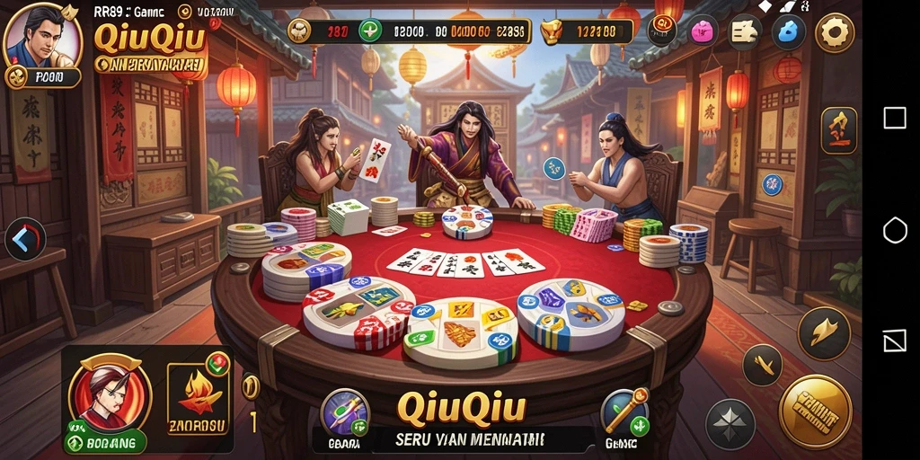 Gameplay QiuQiu yang menegangkan dan seru di RR89.