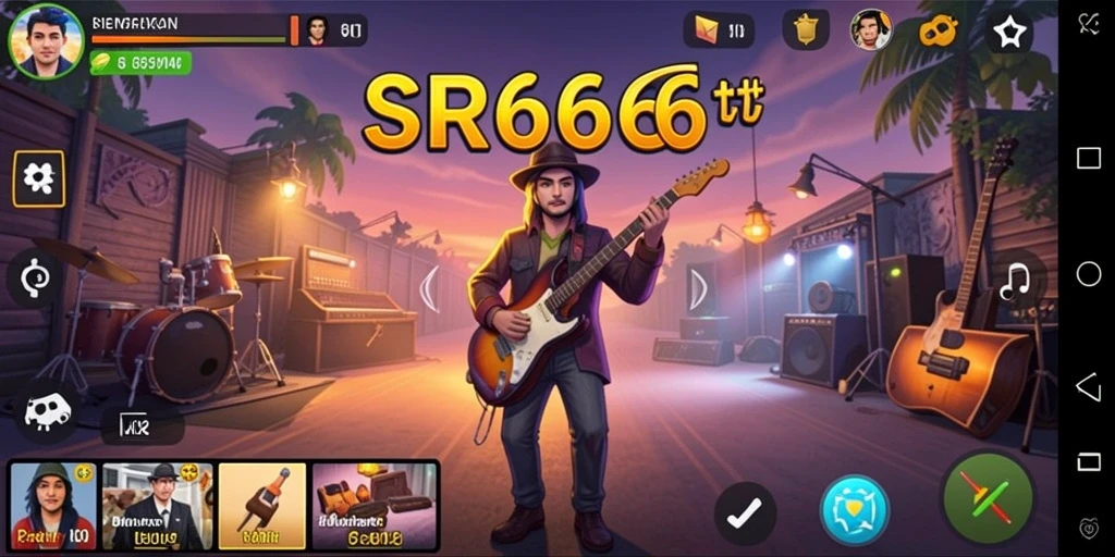 Tampilan gameplay SR6666 yang penuh warna dan interaktif.