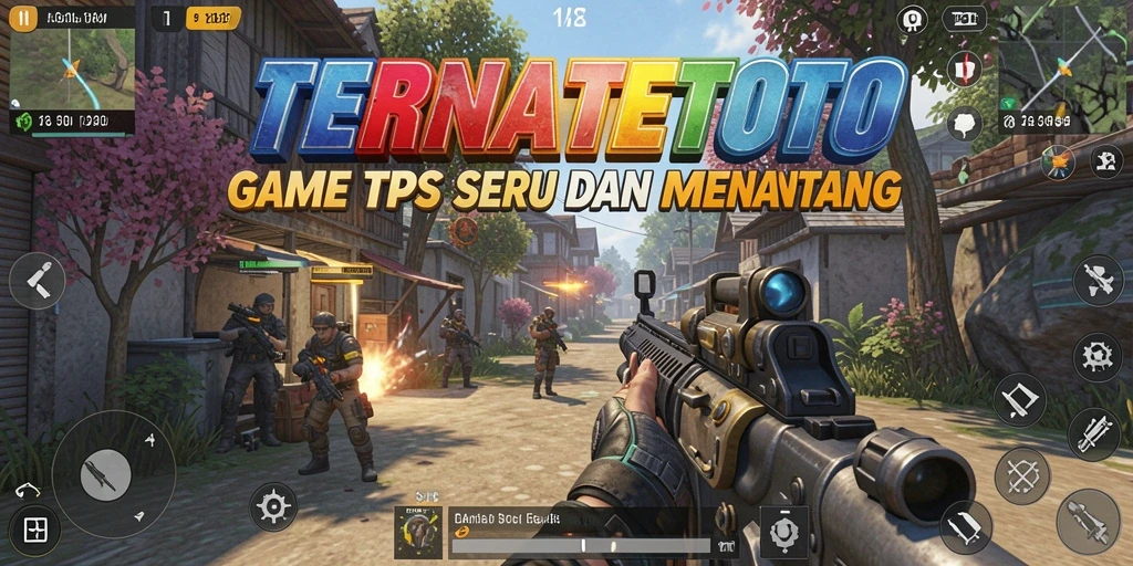 Screenshot gameplay seru dari TERNATETOTO menunjukkan aksi pertempuran.