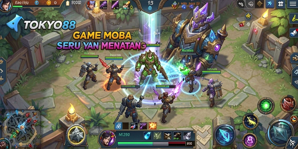 Tampilan gameplay seru dan menegangkan di TOKYO88