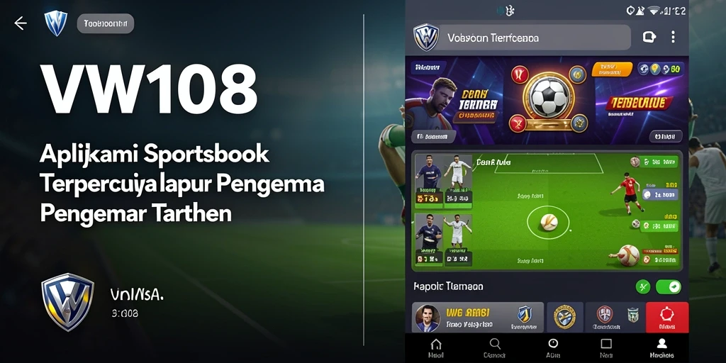 Tangkapan layar VW108 menampilkan momen seru taruhan olahraga live.